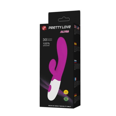 PRETTY LOVE FLIRTATION - VIBRADOR CON ESTIMULADOR CLITORIS ALVIS - D-199375 - Dona Pimenta