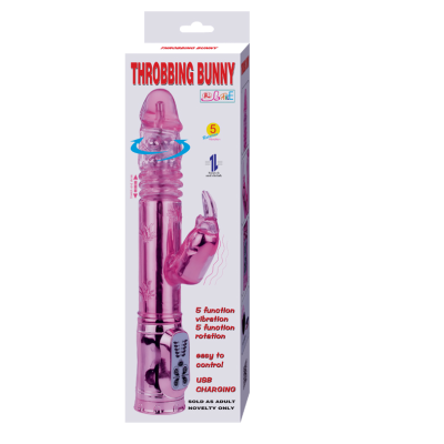 THROBBING BUNNY ROTADOR RAMPANTE ROSA - D-199377 - Dona Pimenta