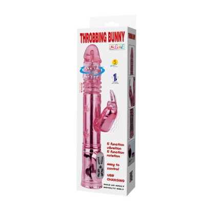 THROBBING BUNNY ROTADOR RAMPANTE ROSA - D-199377 - Dona Pimenta