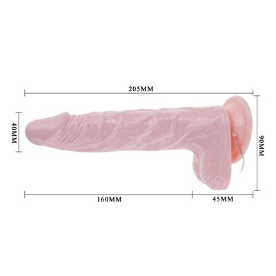 LY - BAILE SUPER ROTA DONG REALISTIC DILDO 20.5CM - D-199976 - Dona Pimenta