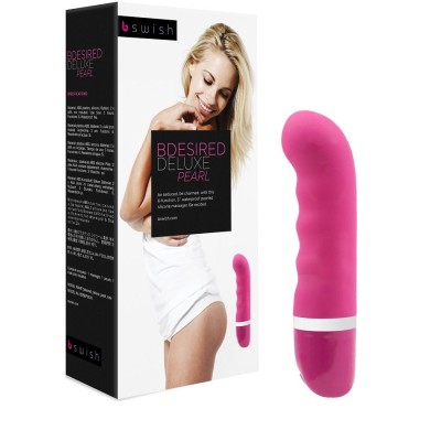 B SWISH - BDESIRED DELUXE PEARL VIBRATOR ROSE - D-202542 - Dona Pimenta