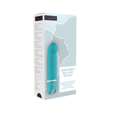 B SWISH - BDESIRED DELUXE PEARL VIBRATOR JADE - D-202543 - Dona Pimenta