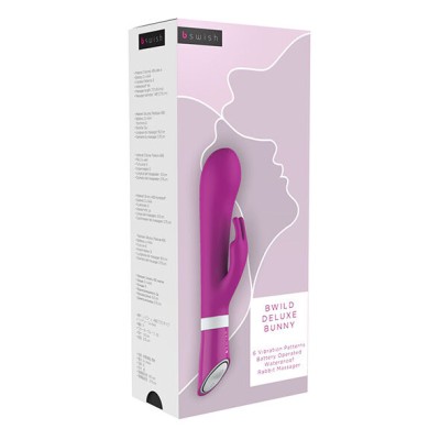 B SWISH BWILD DELUXE COELHO VIBRADOR DE FRAMBOESA - D-202544 - Dona Pimenta