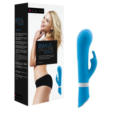 B SWISH - BWILD DELUXE COELHO VIBRADOR JADE - D-202545 - Dona Pimenta