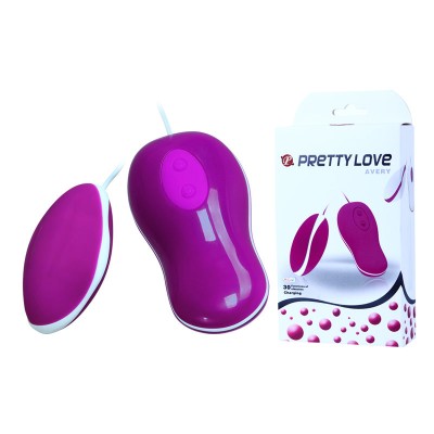 PRETTY LOVE FLIRTATION - HUEVO VIBRADOR CON CONTROL REMOTO - AVERY - D-203971 - Dona Pimenta