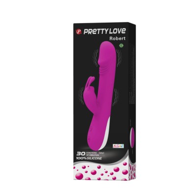 PRETTY LOVE FLIRTATION - VIBRADOR CON ESTIMULADOR CLITORIS ROBERT - D-203973 - Dona Pimenta