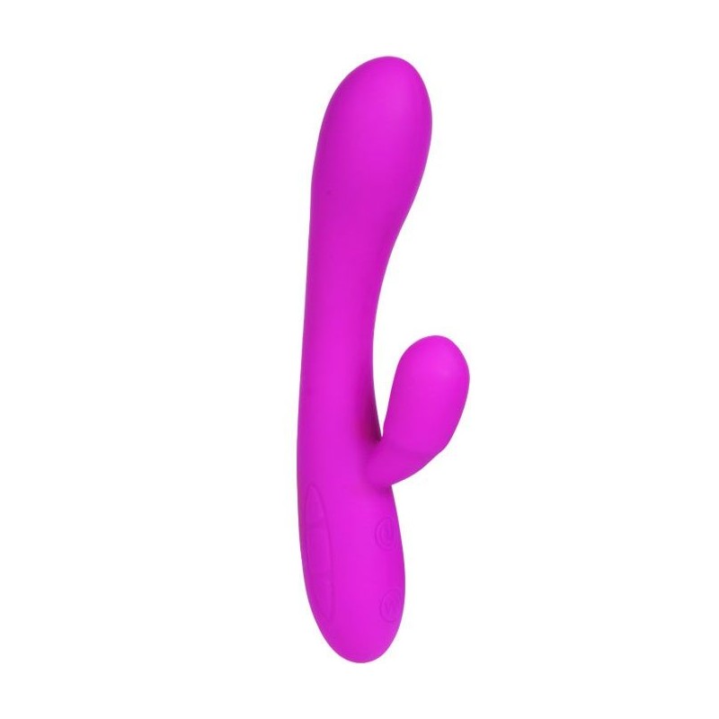 SMART PRETTY LOVE - VIBRADOR CON ESTIMULADOR CLITORIS VICTOR - D-205199 - Dona Pimenta