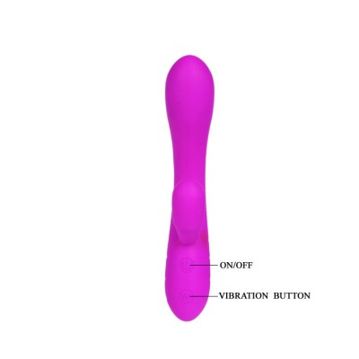 SMART PRETTY LOVE - VIBRADOR CON ESTIMULADOR CLITORIS VICTOR - D-205199 - Dona Pimenta