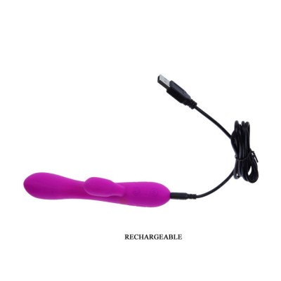 SMART PRETTY LOVE - VIBRADOR CON ESTIMULADOR CLITORIS VICTOR - D-205199 - Dona Pimenta