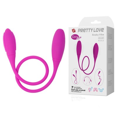 DELUXE BONITO AMOR SNAKY VIBRATOR 7V - D-207055 - Dona Pimenta