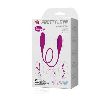 DELUXE BONITO AMOR SNAKY VIBRATOR 7V - D-207055 - Dona Pimenta