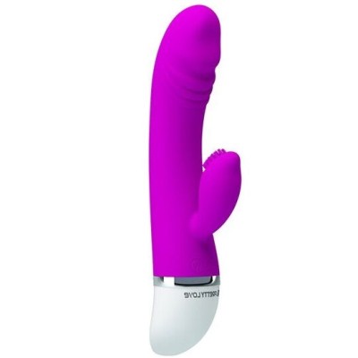 PRETTY LOVE FLIRTATION - VIBRADOR CON RABBIT DAVID - D-207058 - Dona Pimenta