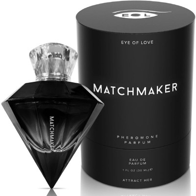 EYE OF LOVE - MATCHMAKER BLACK DIAMOND PHEROMONE PERFUME ATTRACT HER 30 ML - D-234987 - Dona Pimenta