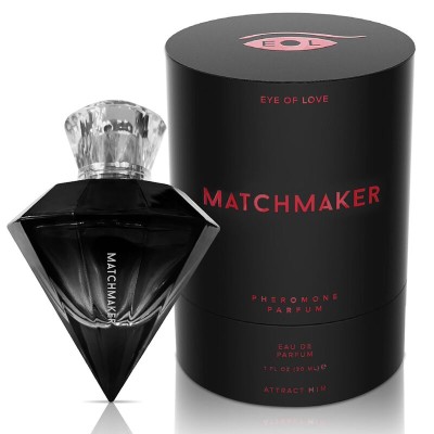 EYE OF LOVE - MATCHMAKER BLACK DIAMOND PHEROMONE PERFUME ATTRACT HIM 30 ML - D-234988 - Dona Pimenta