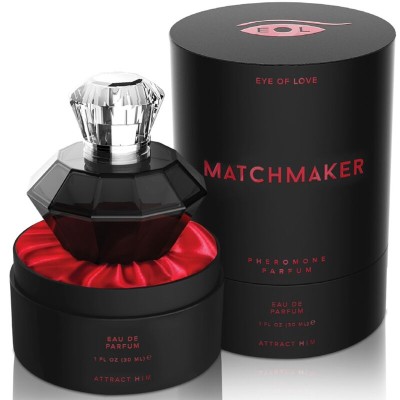 EYE OF LOVE - MATCHMAKER BLACK DIAMOND PHEROMONE PERFUME ATTRACT HIM 30 ML - D-234988 - Dona Pimenta