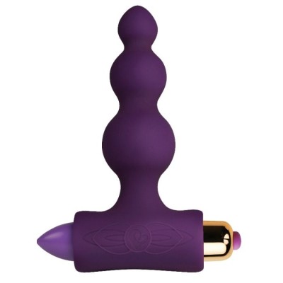 ESTIMULADOR ANAL PETITE SENSATIONS BUBBLES - ROCKS OFF- ROXO - D-210488 - Dona Pimenta