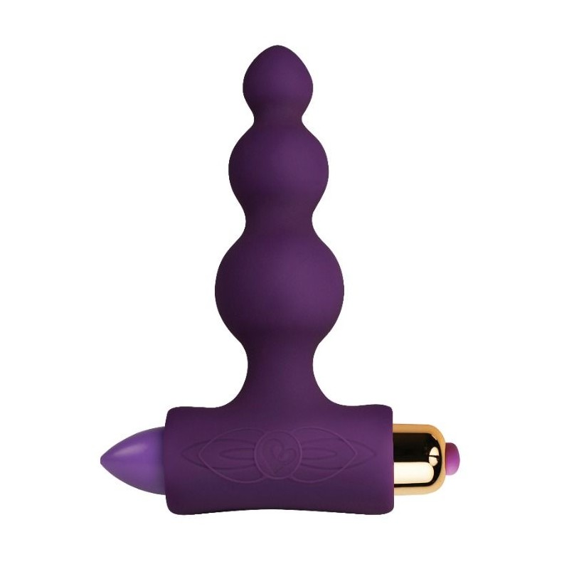 ESTIMULADOR ANAL PETITE SENSATIONS BUBBLES - ROCKS OFF- ROXO - D-210488 - Dona Pimenta