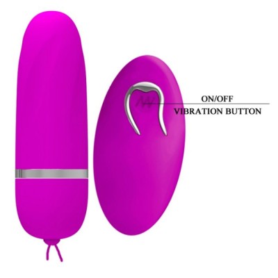 HUEVO VIBRADOR DEBBY CON MANDO PRETTY LOVE - D-210491 - Dona Pimenta