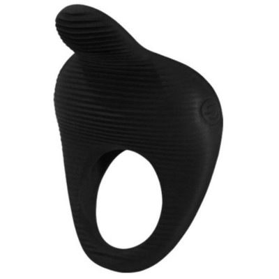 ANILLO VIBRADOR THIMBLE PRETTY LOVE - NEGRO - D-210492 - Dona Pimenta