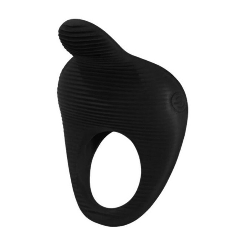 ANILLO VIBRADOR THIMBLE PRETTY LOVE - NEGRO - D-210492 - Dona Pimenta