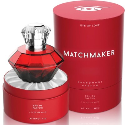 EYE OF LOVE - PERFUME DE FEROMÔNIO DE DIAMANTE VERMELHO MATCHMAKER ATTRACT HIM 30 ML - D-234989 - Dona Pimenta