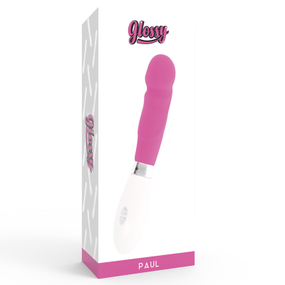 GLOSSY PAUL VIBRADOR ROSA - D-211110 - Dona Pimenta