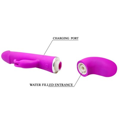 PRETTY LOVE VIBRADOR HENRY CON 12 MODOS DE VIBRACION Y FUNCION SQUIRT - D-211700 - Dona Pimenta