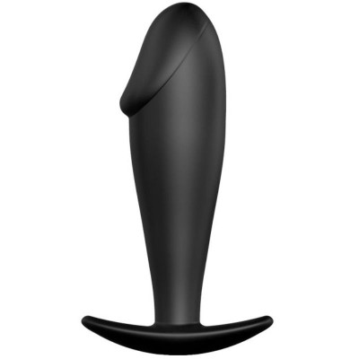 PRETTY LOVE PLUG ANAL SILICONA FORMA PENE - NEGRO - D-211727 - Dona Pimenta