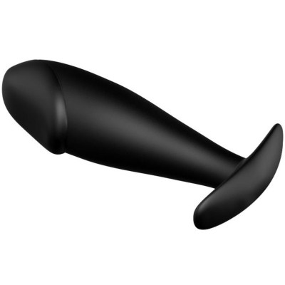 PRETTY LOVE PLUG ANAL SILICONA FORMA PENE - NEGRO - D-211727 - Dona Pimenta