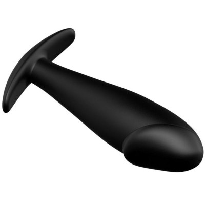 PRETTY LOVE PLUG ANAL SILICONA FORMA PENE - NEGRO - D-211727 - Dona Pimenta