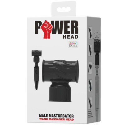 POWER HEAD CABEZAL INTERCAMBIABLE PARA MASAJEADOR MASCULINO - D-211794 - Dona Pimenta