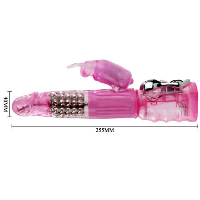 LY-BAILE VIBRADOR CON ROTACIÓN Y RABBIT  MULTIVELOCIDAD Y MULTIROTACION - D-211800 - Dona Pimenta