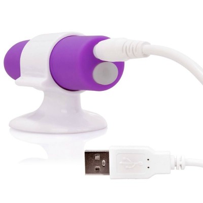 GRITANDO O MASSAGER RECARREGÁVEL - POSITIVO.- ROXO - D-212515 - Dona Pimenta