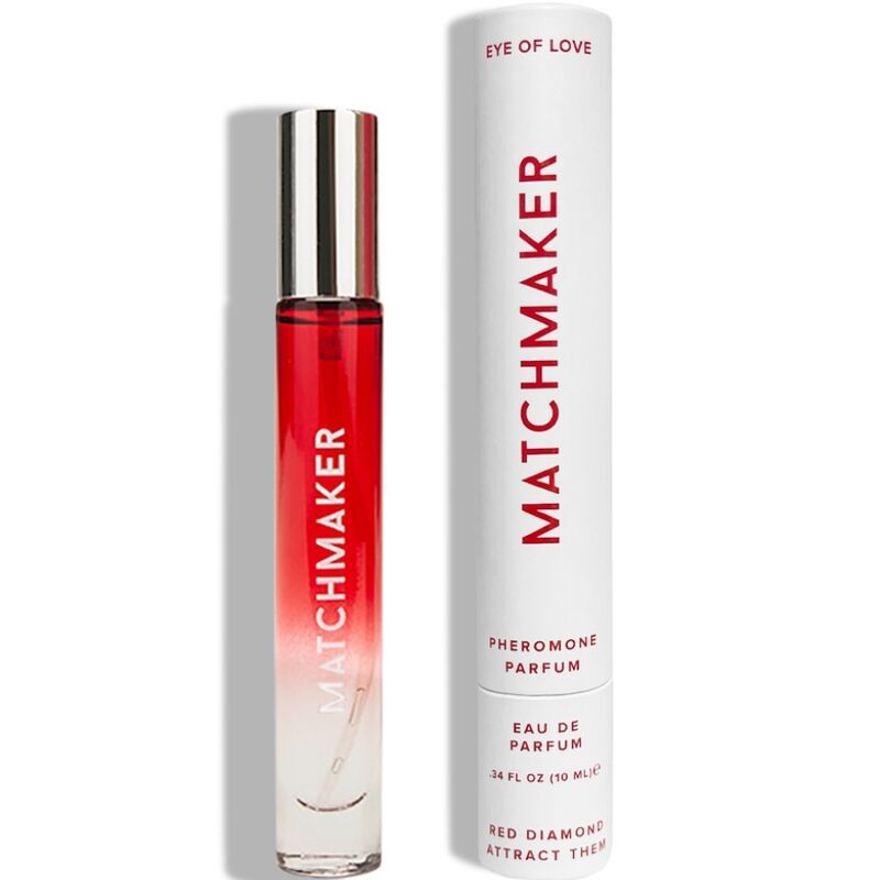 EYE OF LOVE - PERFUME DE DIAMANTE VERMELHO MATCHMAKER ATTRACT THEM 10 ML - D-234996 - Dona Pimenta