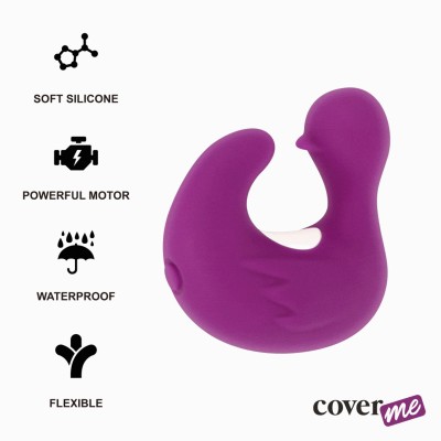 COVERME VIBRATOR DUCKYMANIA PURPLE - D-213100 - Dona Pimenta