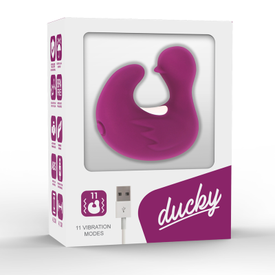 COVERME VIBRATOR DUCKYMANIA PURPLE - D-213100 - Dona Pimenta