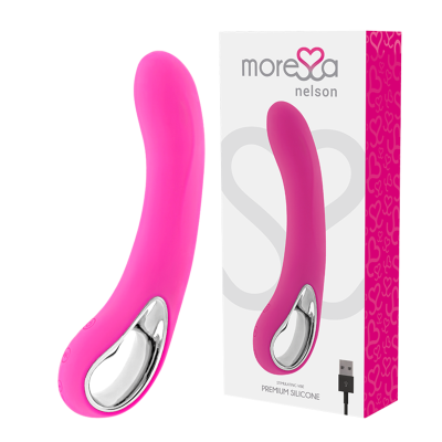 SILICONE PREMIUM MORESSA NELSON RECARREGÁVEL - D-213236 - Dona Pimenta