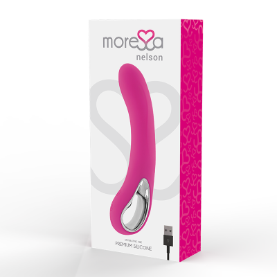 SILICONE PREMIUM MORESSA NELSON RECARREGÁVEL - D-213236 - Dona Pimenta