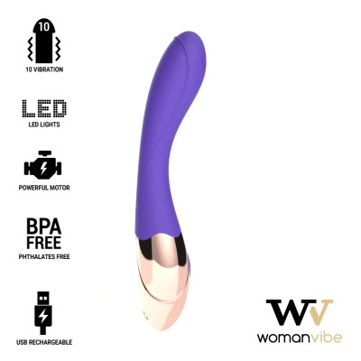 WOMANVIBE - SUNNY SILICONE VIBRADOR RECARREGÁVEL - D-213868 - Dona Pimenta