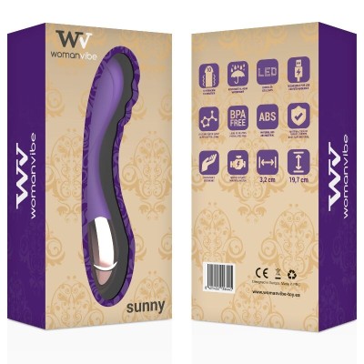 WOMANVIBE - SUNNY SILICONE VIBRADOR RECARREGÁVEL - D-213868 - Dona Pimenta