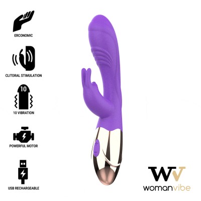 WOMANVIBE - VIORA SILICONE RECARREGÁVEL VIBRADOR - D-213870 - Dona Pimenta