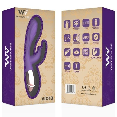 WOMANVIBE - VIORA SILICONE RECARREGÁVEL VIBRADOR - D-213870 - Dona Pimenta