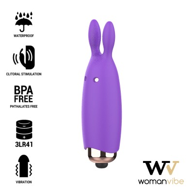 WOMANVIBE - ESTIMULADOR DE SILICONE BUGSY - D-213875 - Dona Pimenta