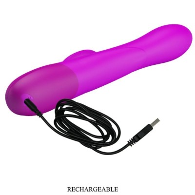 PRETTY LOVE DEMPSEY VIBRADOR HINCHABLE RECARGABLE - D-214794 - Dona Pimenta