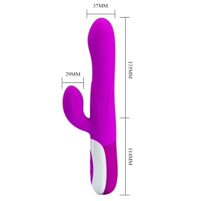 PRETTY LOVE DEMPSEY VIBRADOR HINCHABLE RECARGABLE - D-214794 - Dona Pimenta