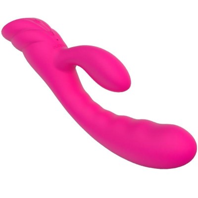 NALONE VIBRADOR PURO COM COELHO E FUNÇÃO DE CALOR - D-214860 - Dona Pimenta