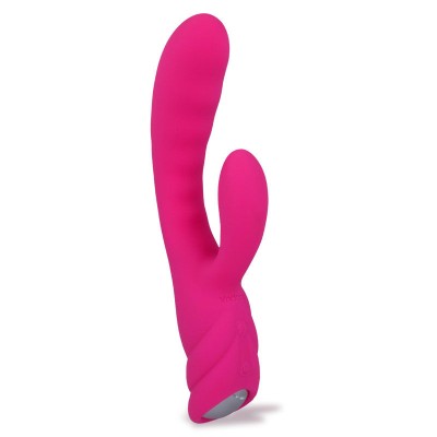 NALONE VIBRADOR PURO COM COELHO E FUNÇÃO DE CALOR - D-214860 - Dona Pimenta