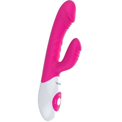 NALONE DANCER VIBRATOR COM COELHO E VIBRAÇÃO DE SOM - D-214861 - Dona Pimenta