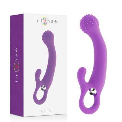 INTENSO NAILA VIBRANDO SILICONE ROXO - D-216064 - Dona Pimenta