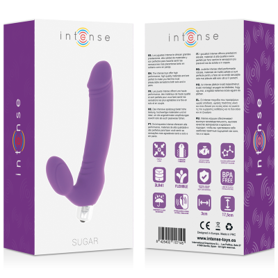 INTENSO AÇÚCAR SETE VELOCIDADES SILICONE ROXO - D-216065 - Dona Pimenta